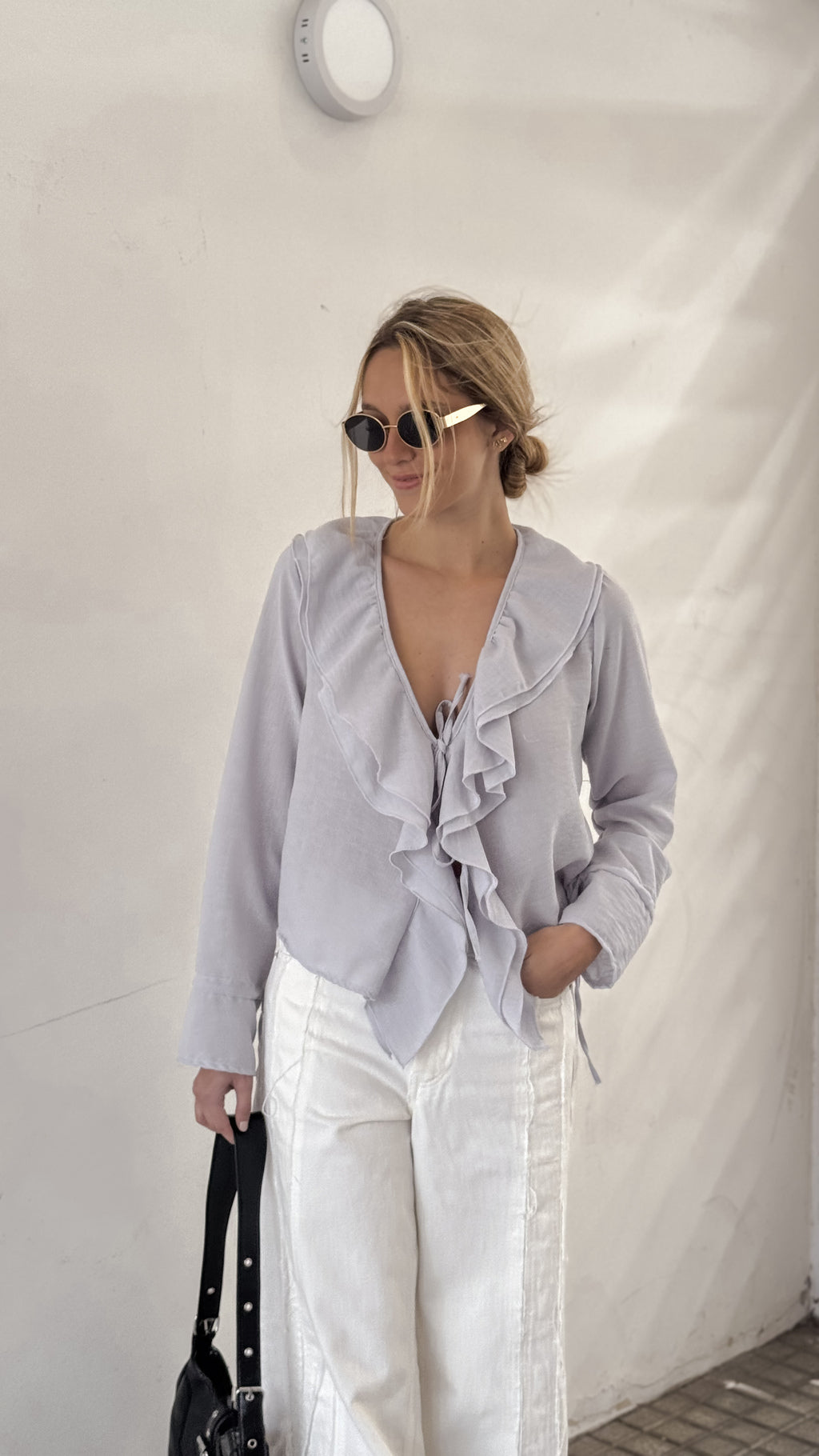 Blusa EVELIA (celeste)