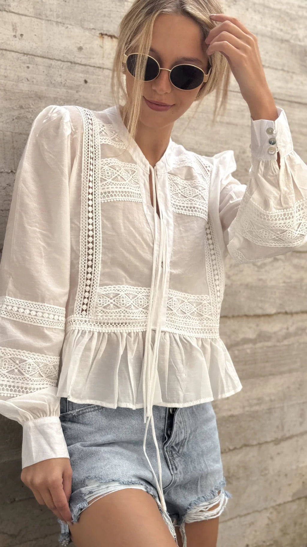 Blusa INDIRA (Blanco)