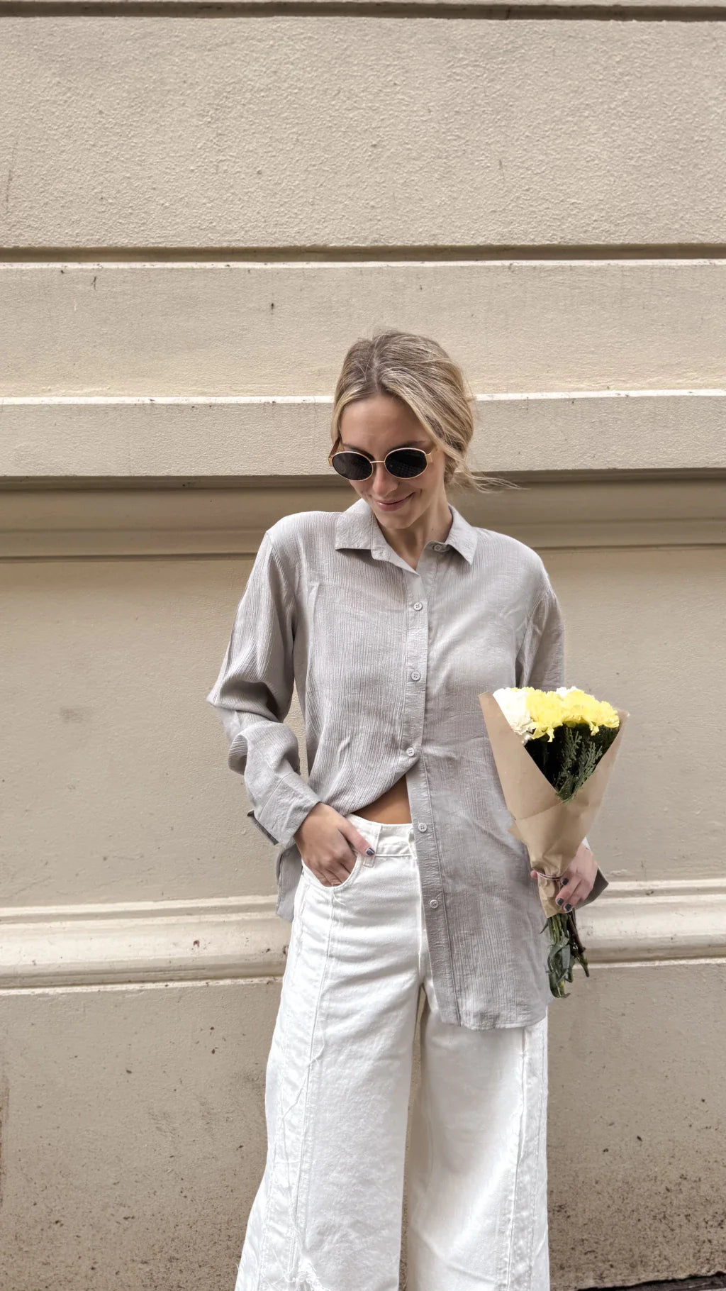 Camisa SINTRA (Cemento)