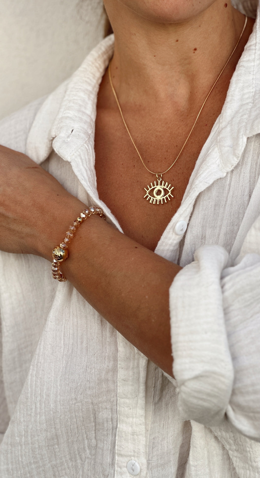 Collar LUCKY EYE (oro)