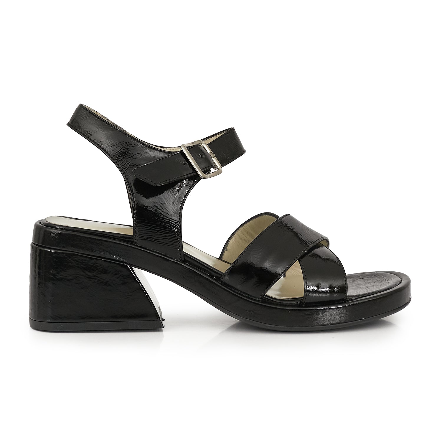 SANDALIA DICAN NEGRA CHAROL