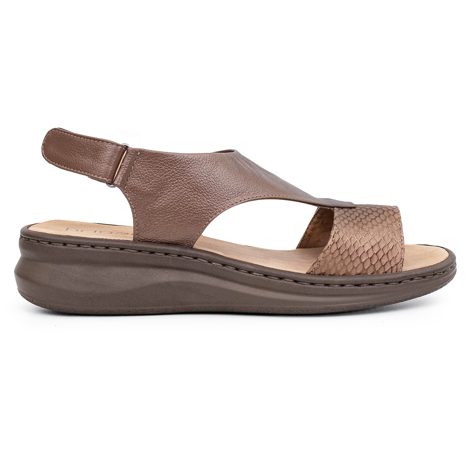 SANDALIA MIKA MARRON