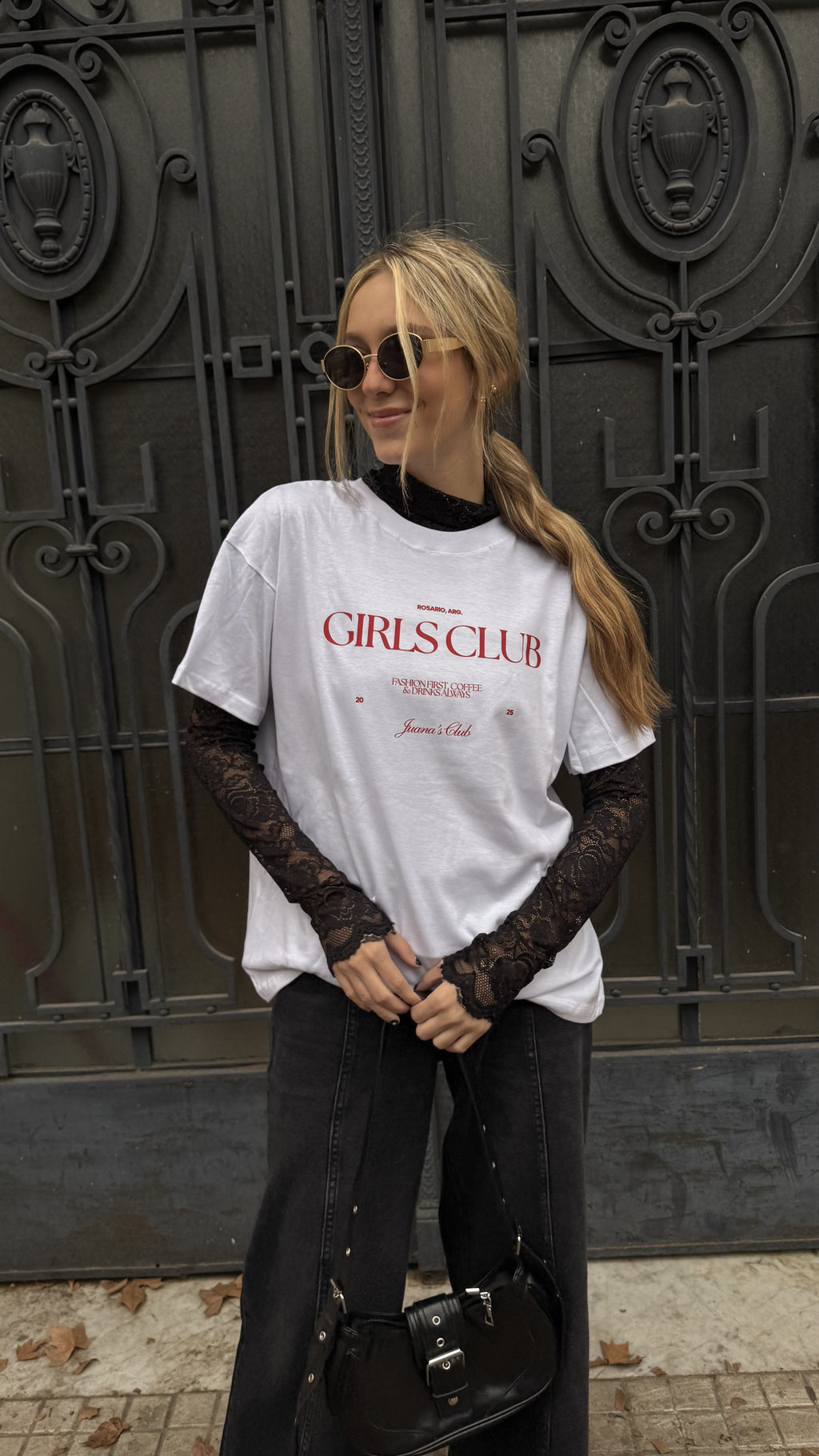 Remera ROSARIO ROJA (corte over)