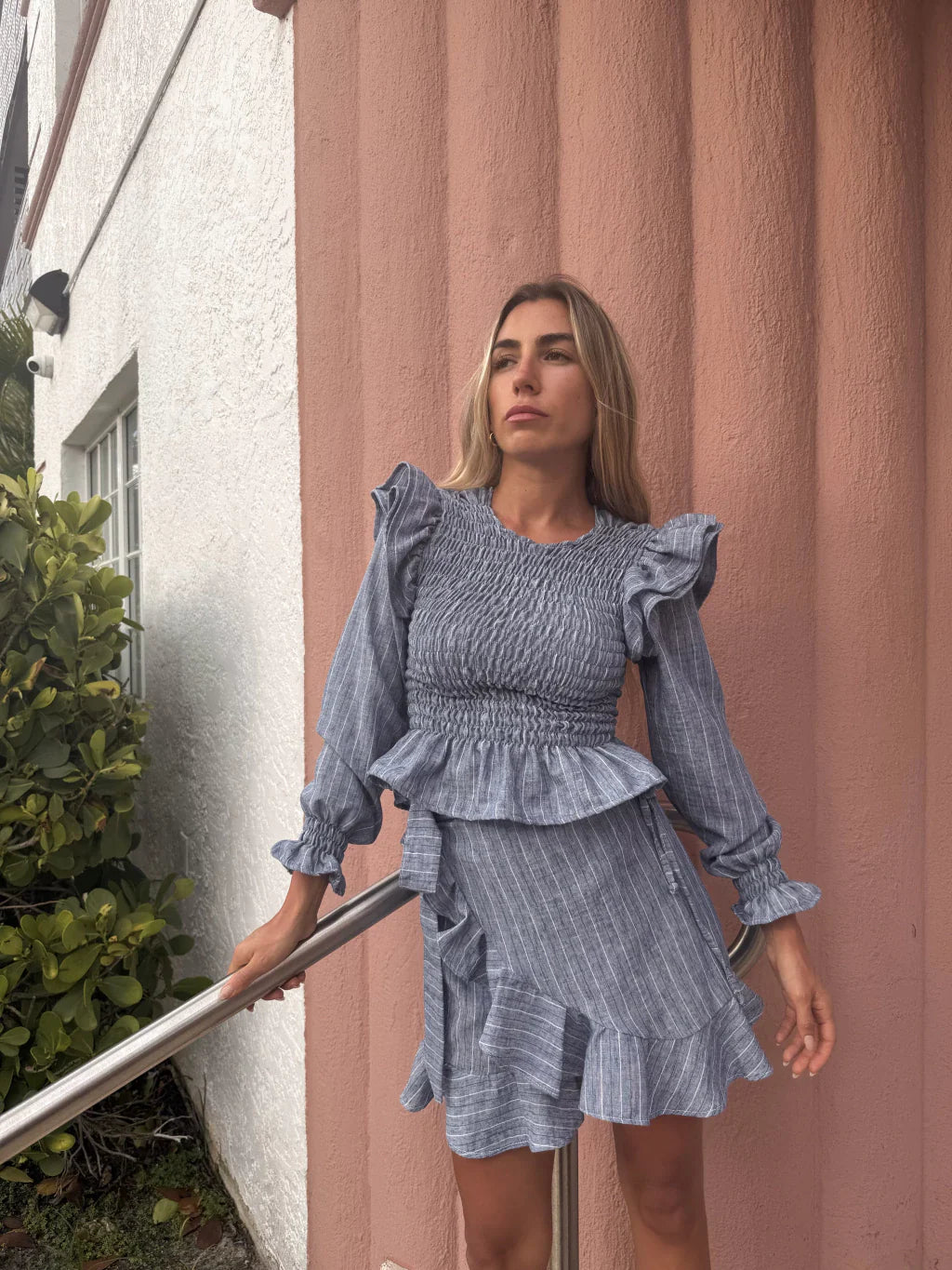 Blusa MUSE (celeste azulado)