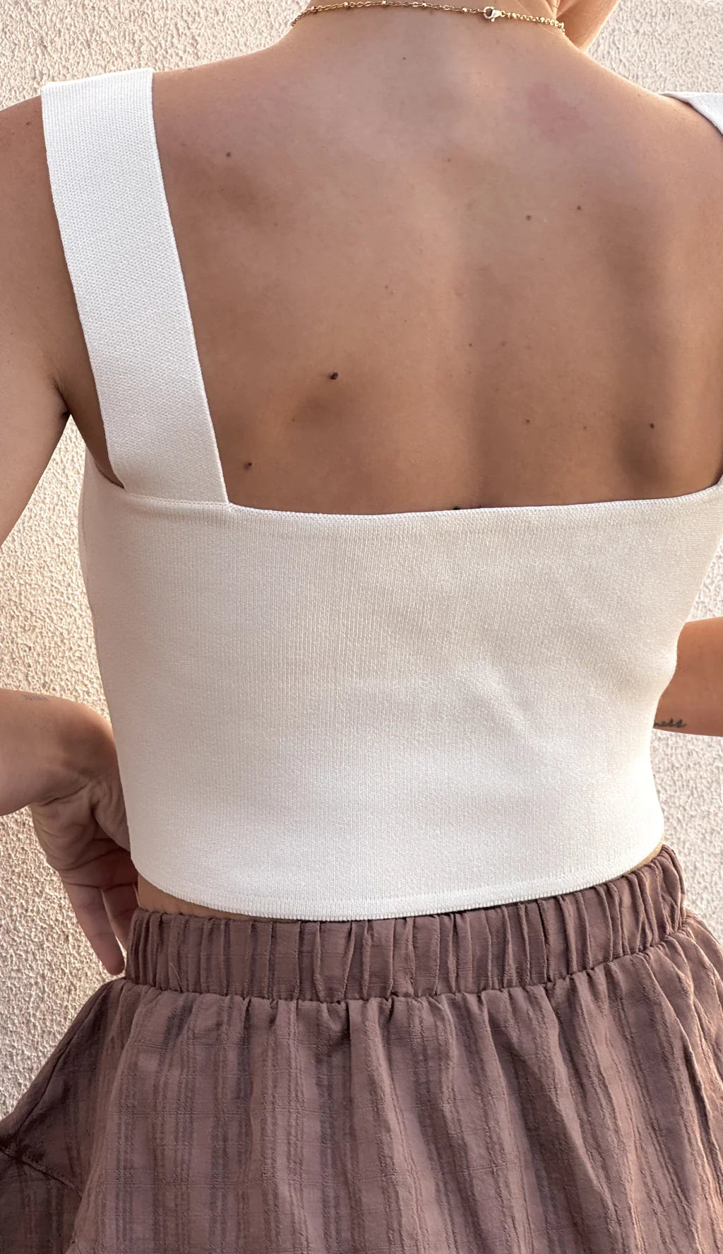 Corset tejido - (crudo)