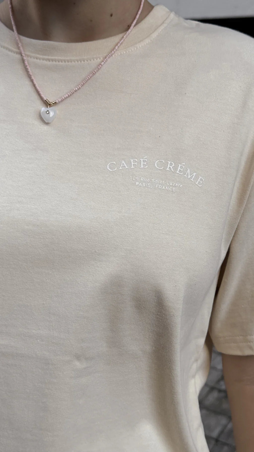 Remera CAFÉ CREMÉ (Vainilla)