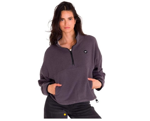 BUZO POLAR MUJER W BOXY OVERSIZED HALF ZIP