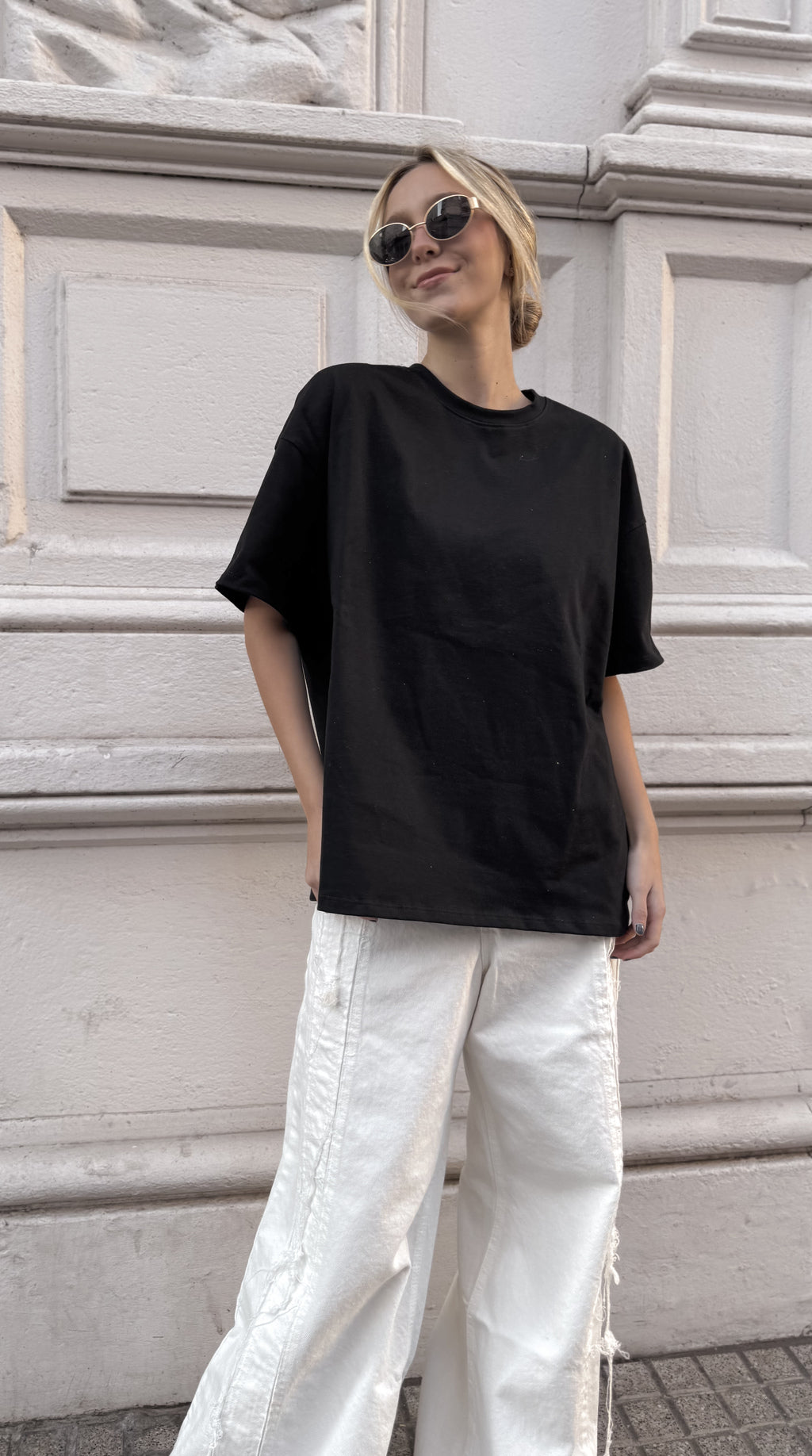 Basica over KNIT (Negro)