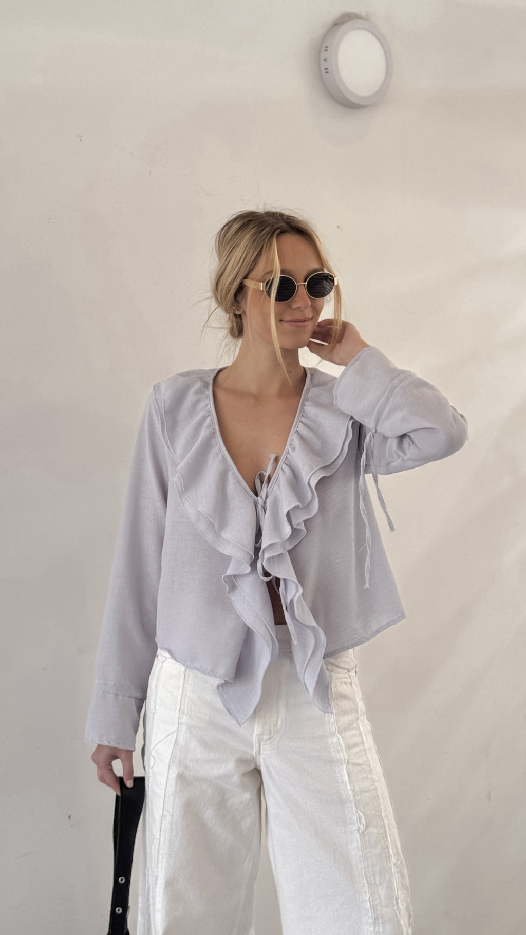 Blusa EVELIA (celeste)