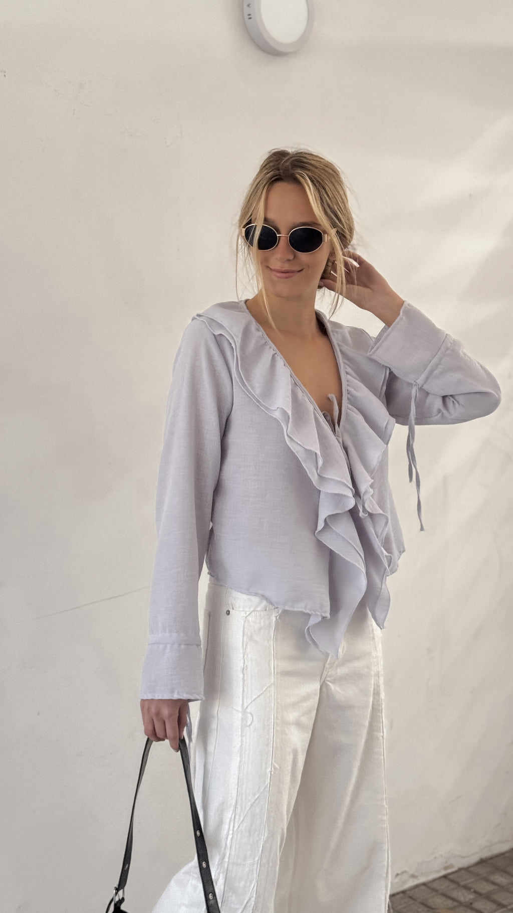 Blusa EVELIA (celeste)