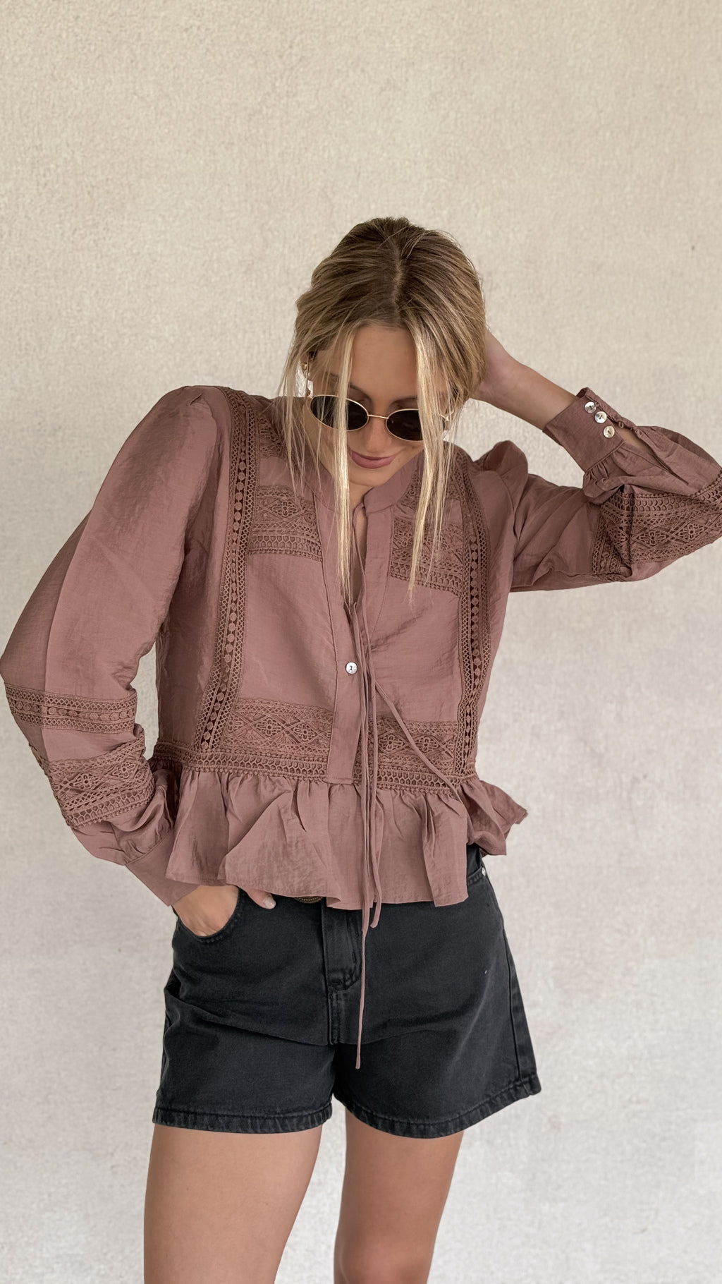 Blusa INDIRA (Choco)