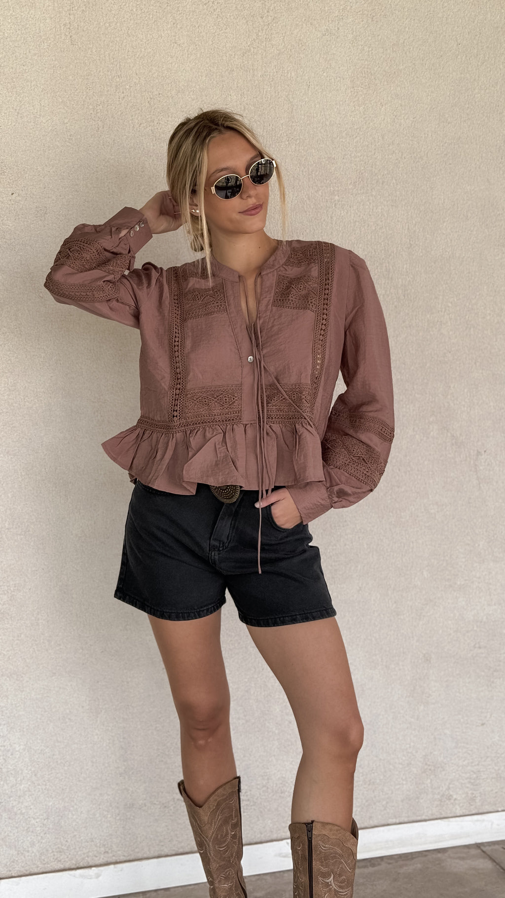 Blusa INDIRA (Choco)