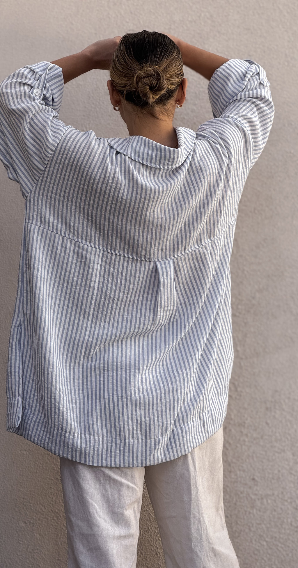 Camisa TREVI (rayada azul)