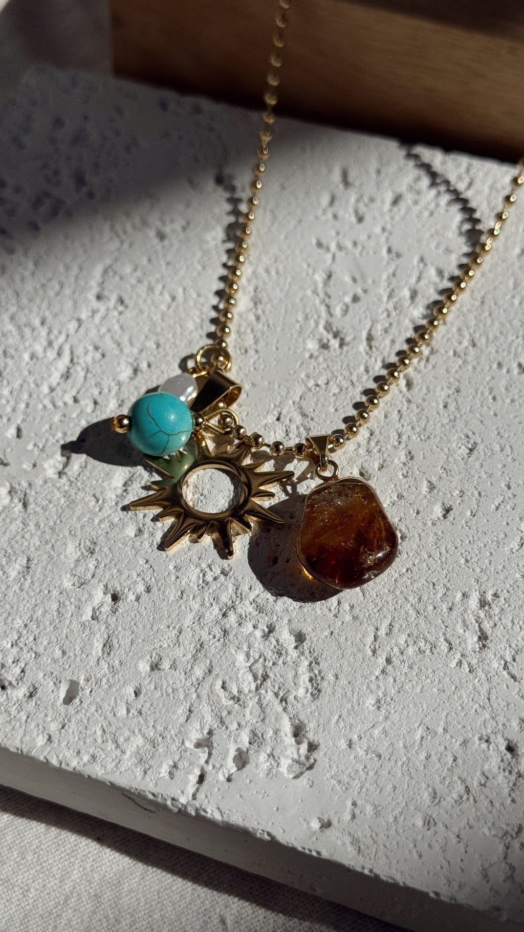 Collar CHARMS CITRINO (acero)