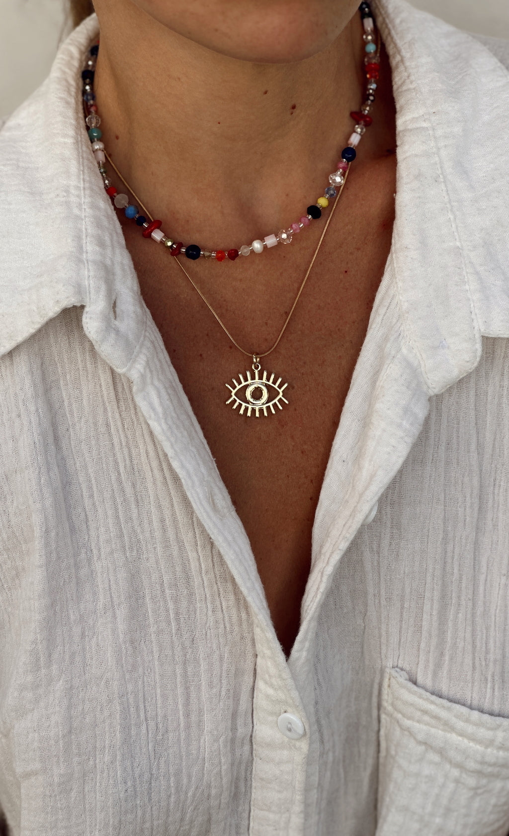 Collar LUCKY EYE (oro)