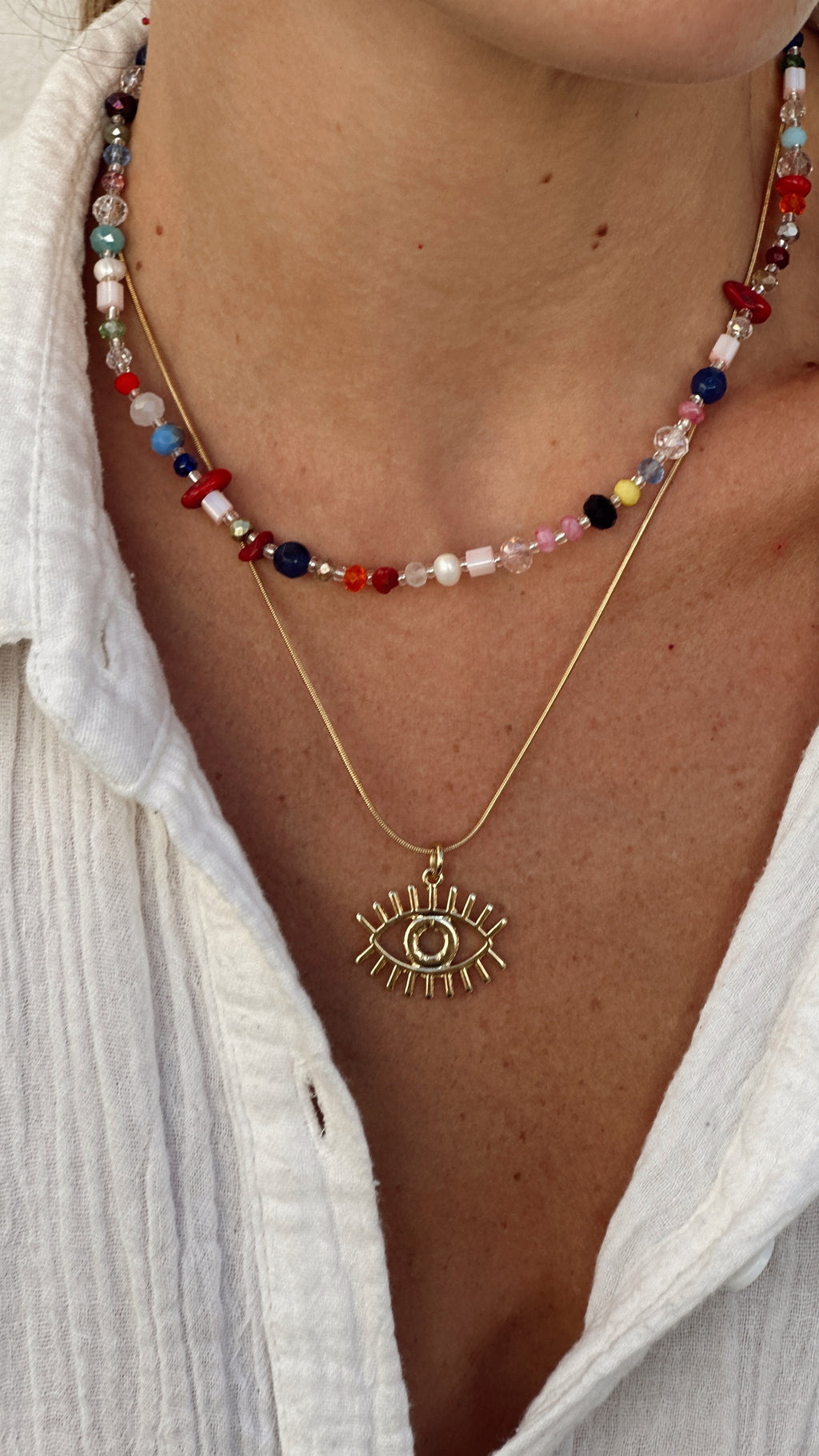 Collar LUCKY EYE (oro)