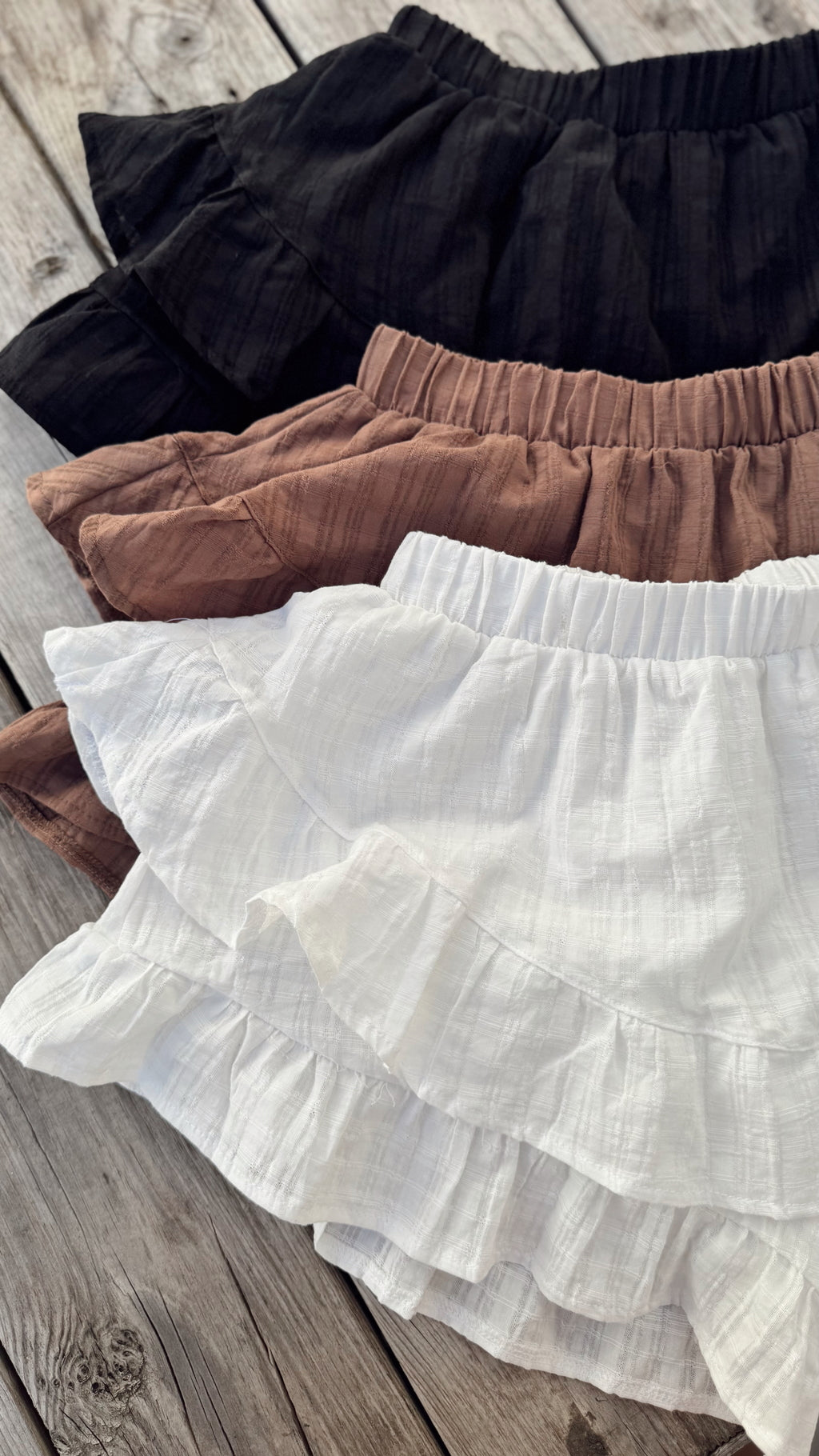 Falda short ISOLA (choco)