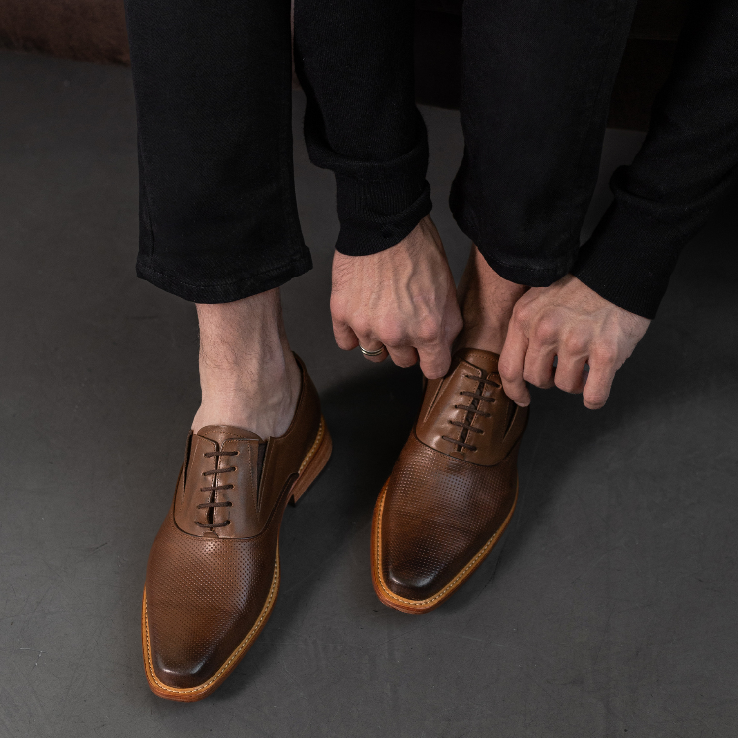 ZAPATO ASTURIAS MARRON