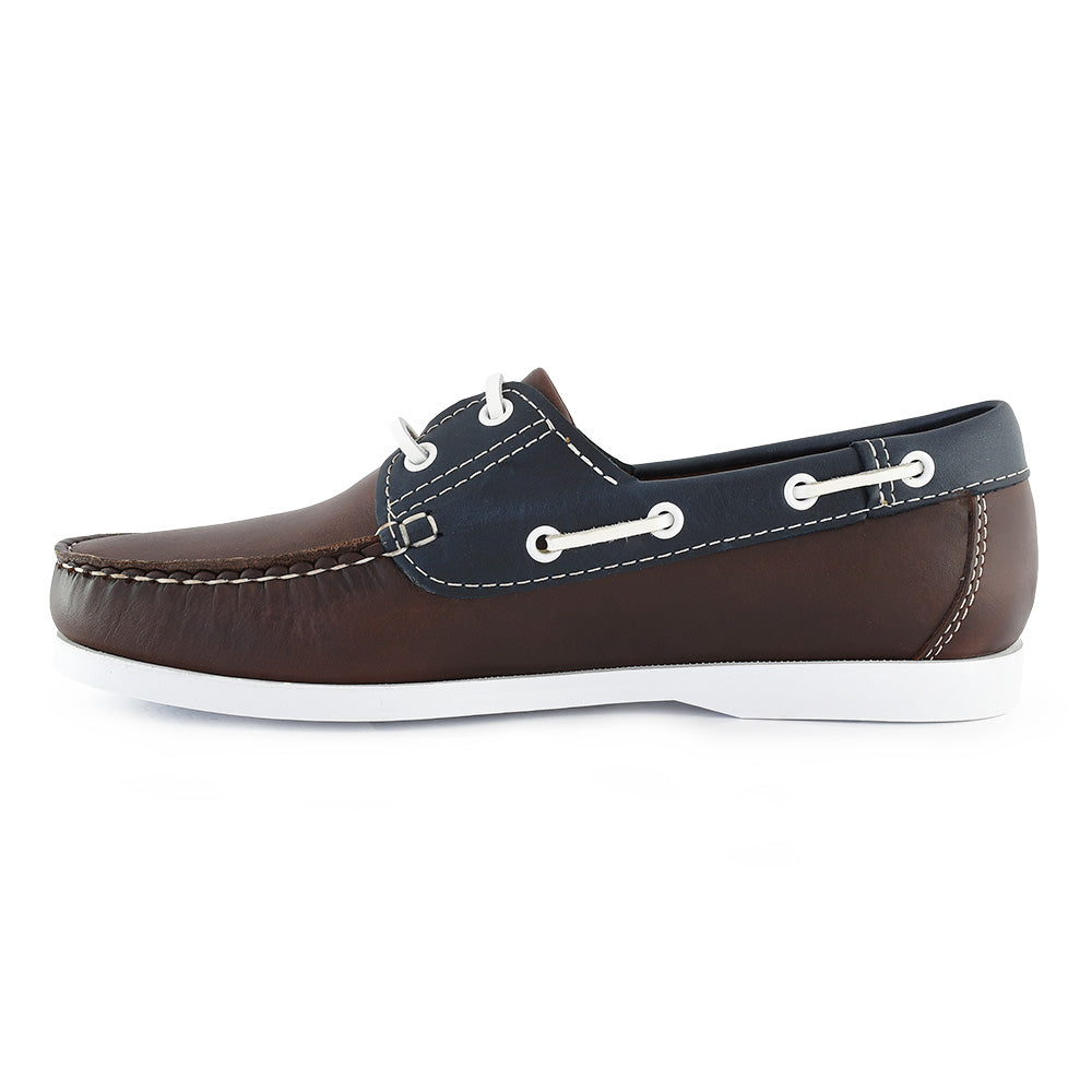 NÁUTICO DANUBIO MARRÓN Y AZUL