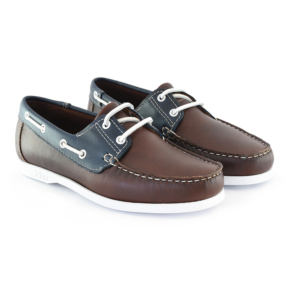 NÁUTICO DANUBIO MARRÓN Y AZUL