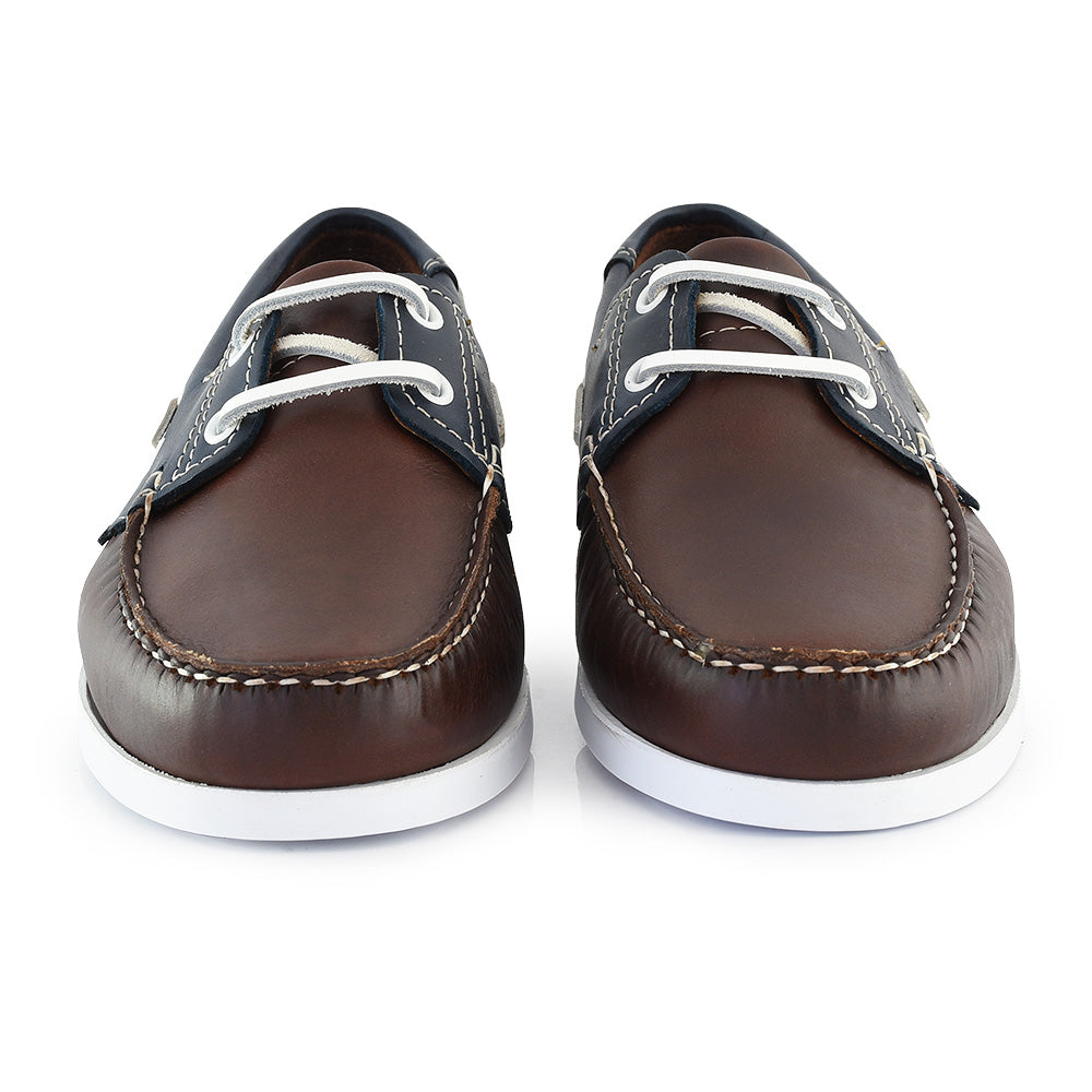 NÁUTICO DANUBIO MARRÓN Y AZUL