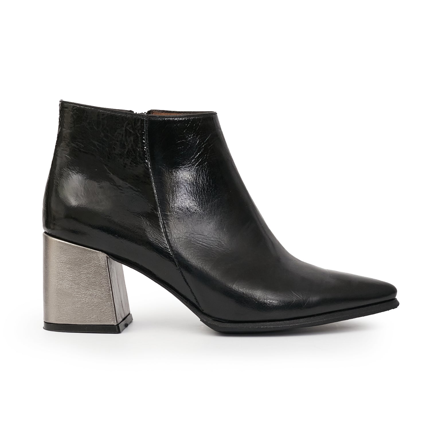 BOTINETA ALBION NEGRA Y PELTRE