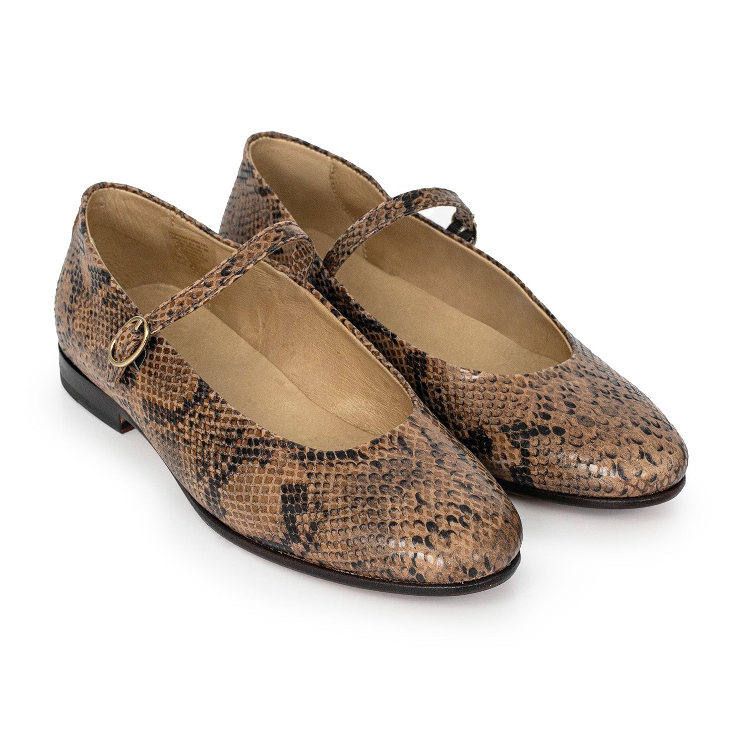 CHATITA LIRIO MARRON CROCO