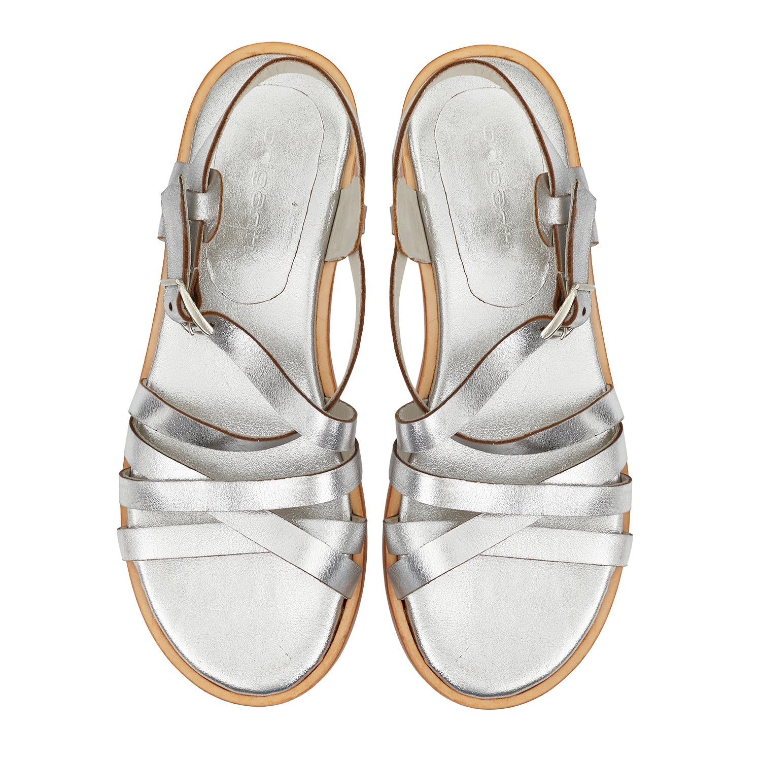 SANDALIA ANGUL PLATA