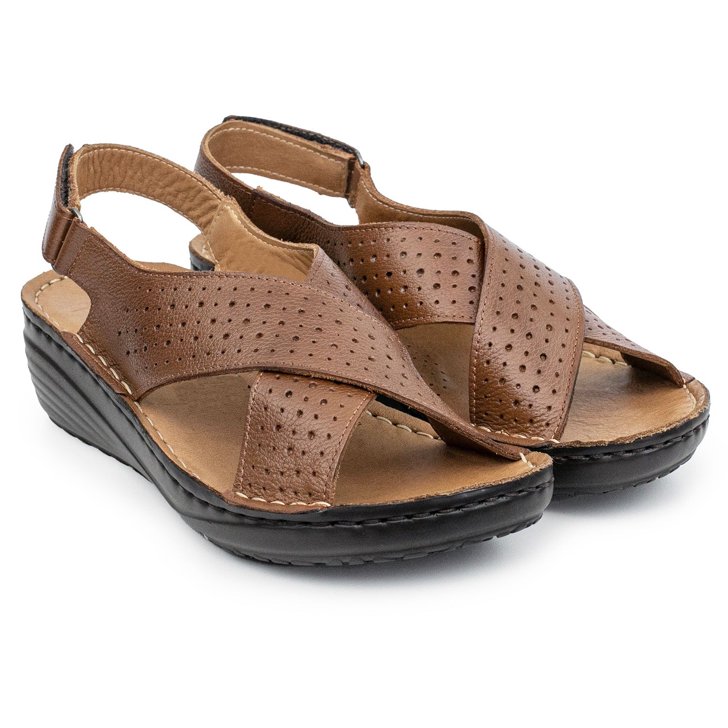 SANDALIA HANA MARRON