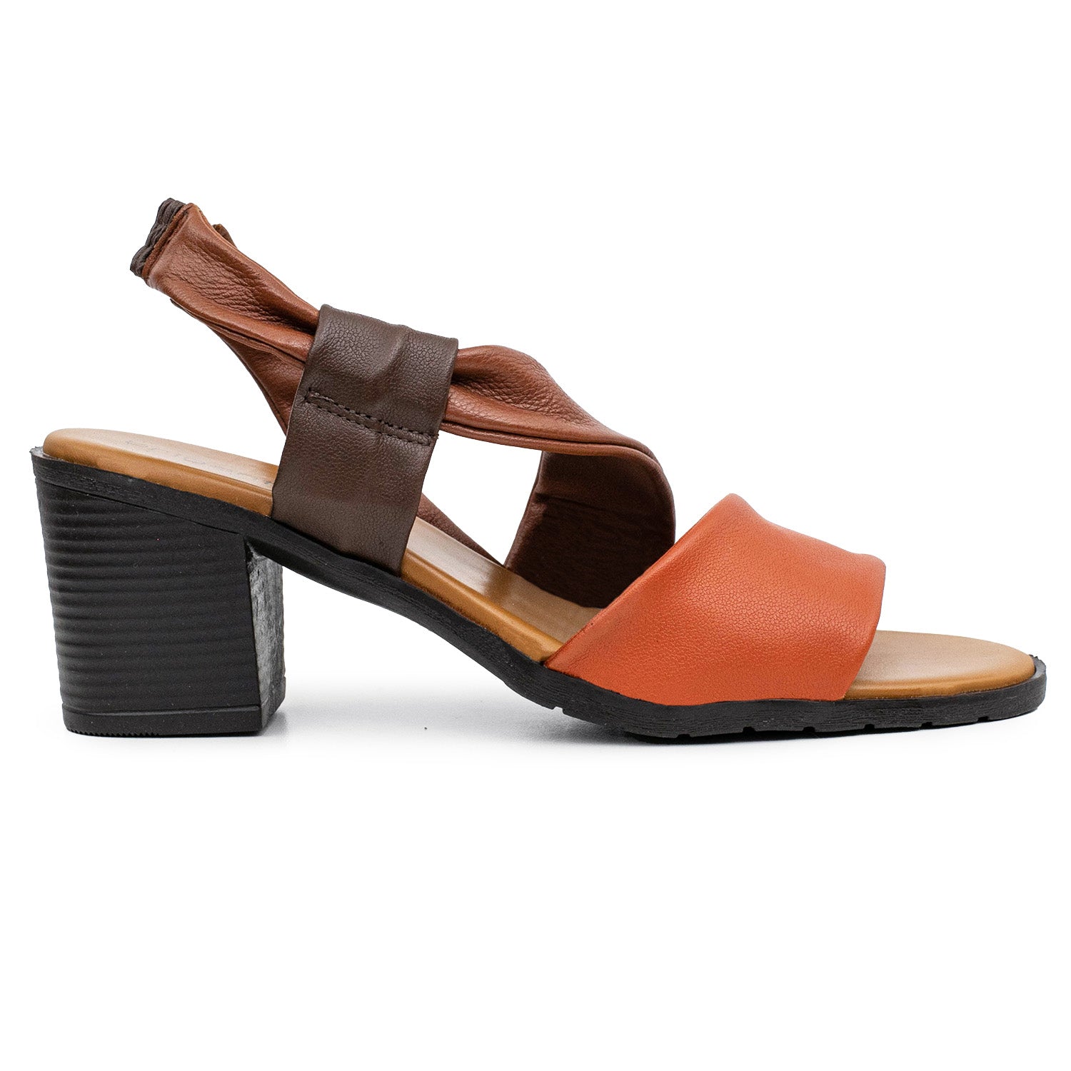 SANDALIA NOGAN MARRON