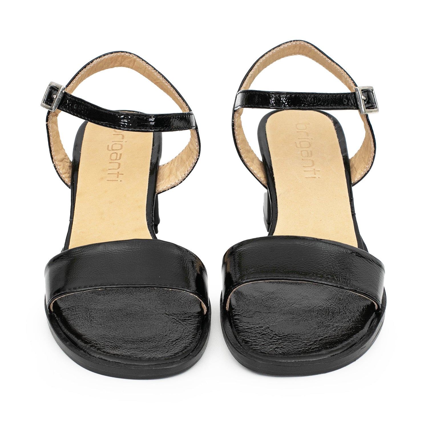 SANDALIA ZINNI NEGRA CHAROL