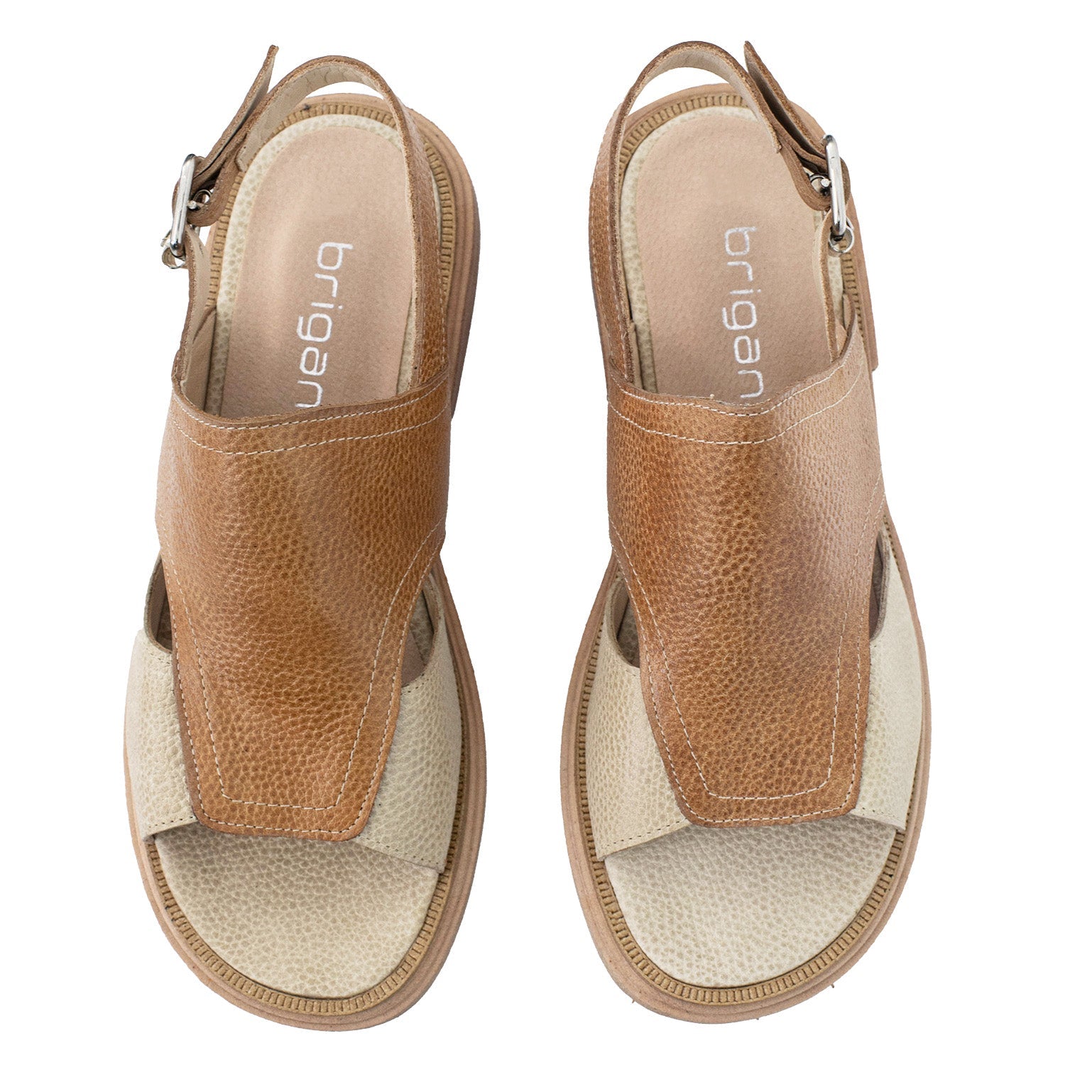 SANDALIA NINA SUELA Y NATURAL