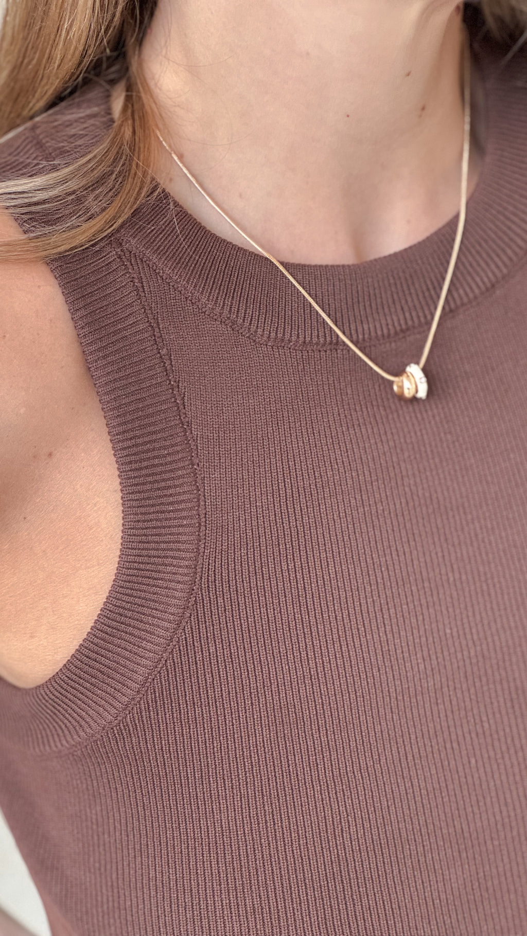 Musculosa tejida INDIA (Choco)