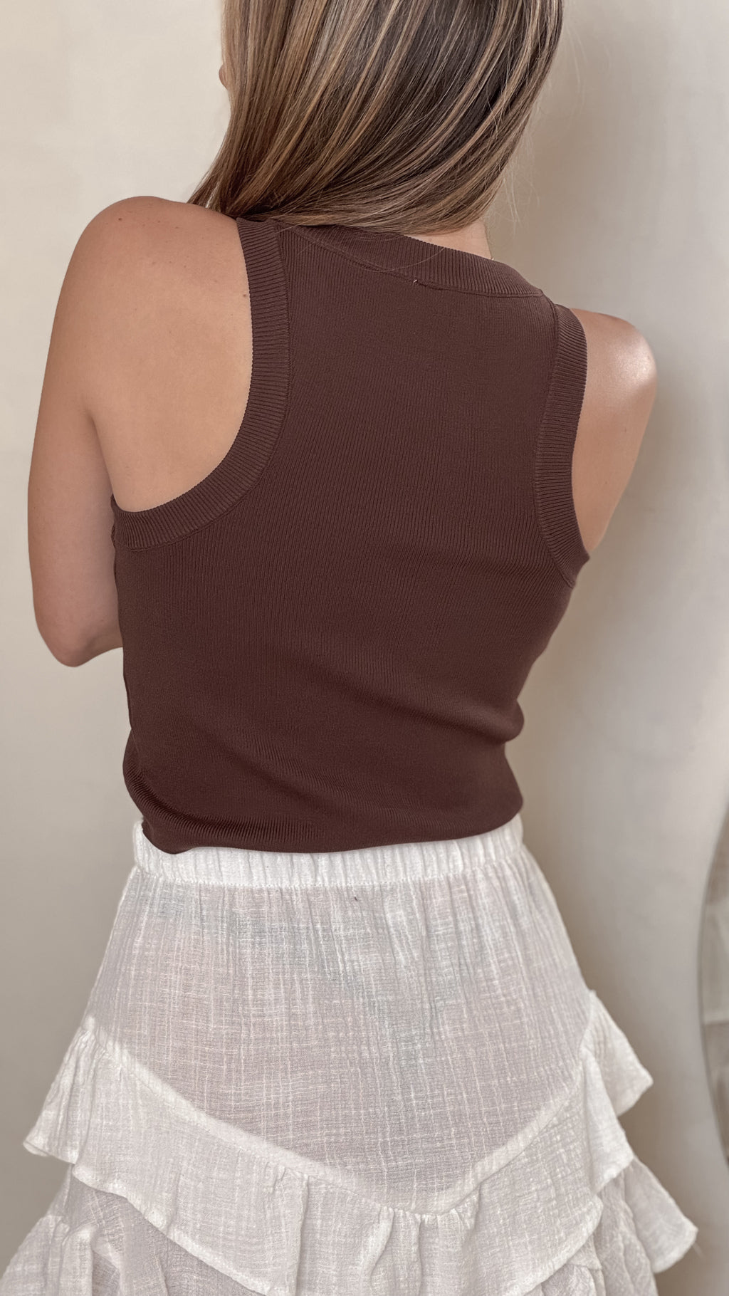 Musculosa tejida INDIA (Choco)
