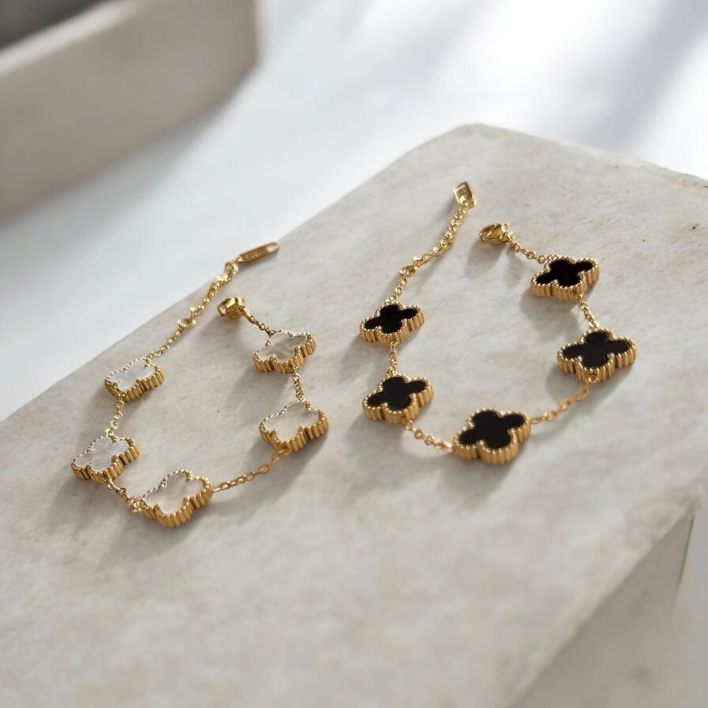 Pulsera LITUANIA (acero + oro)