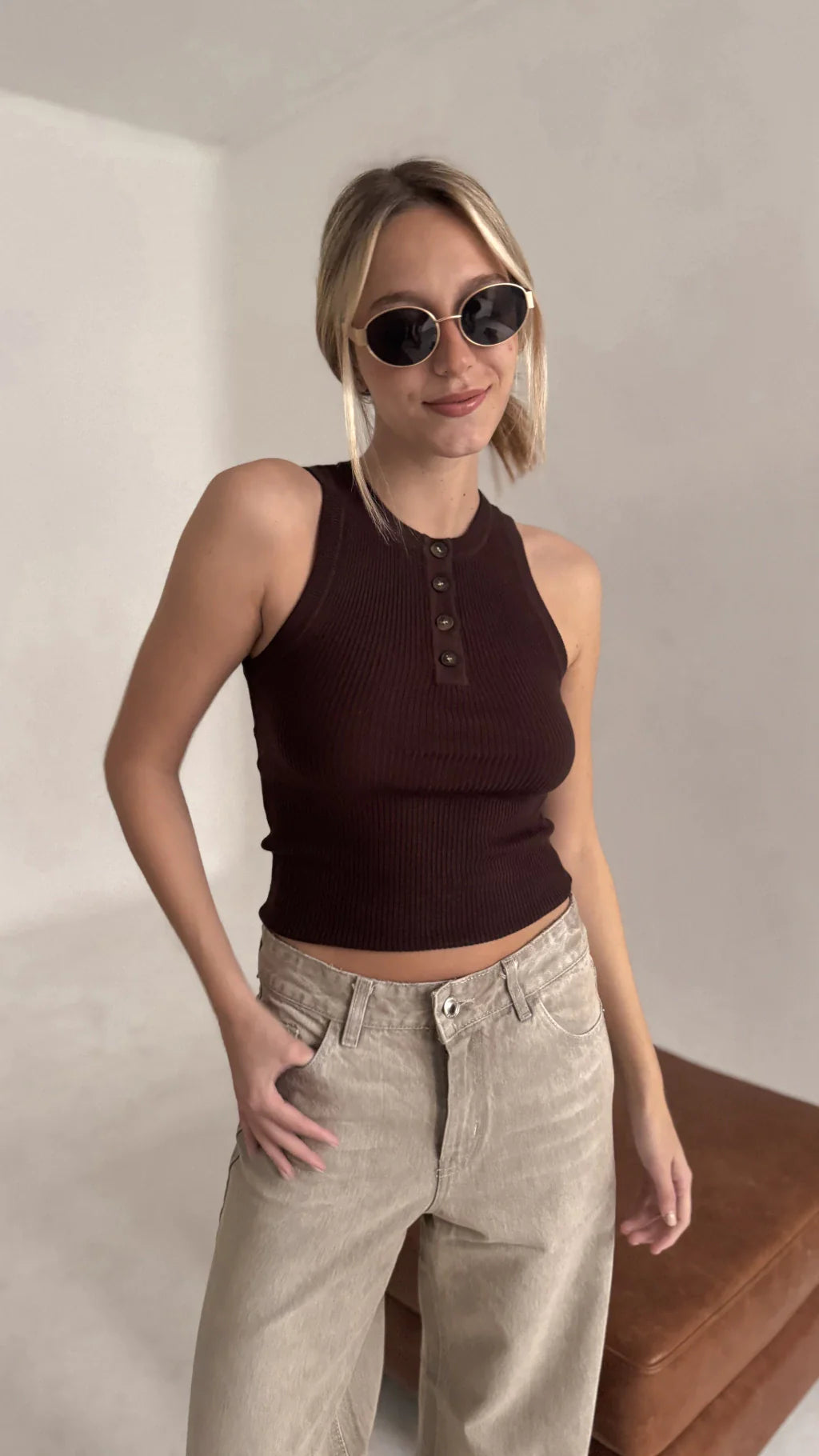 Musculosa PIPA (Choco)