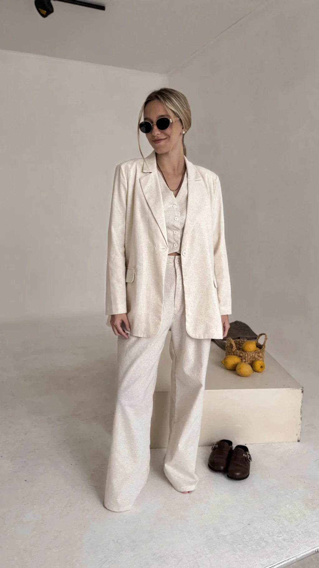 Blazer AMALFI lino (color linen)