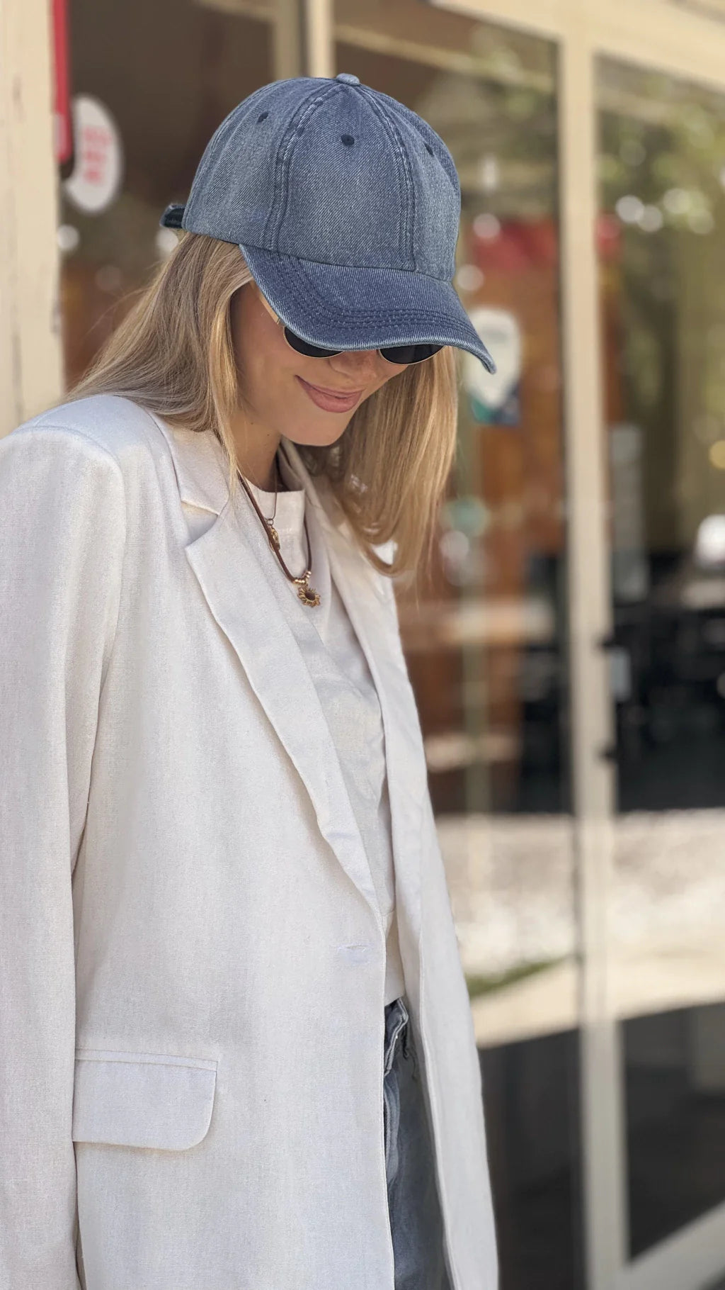 Blazer AMALFI lino (off white )