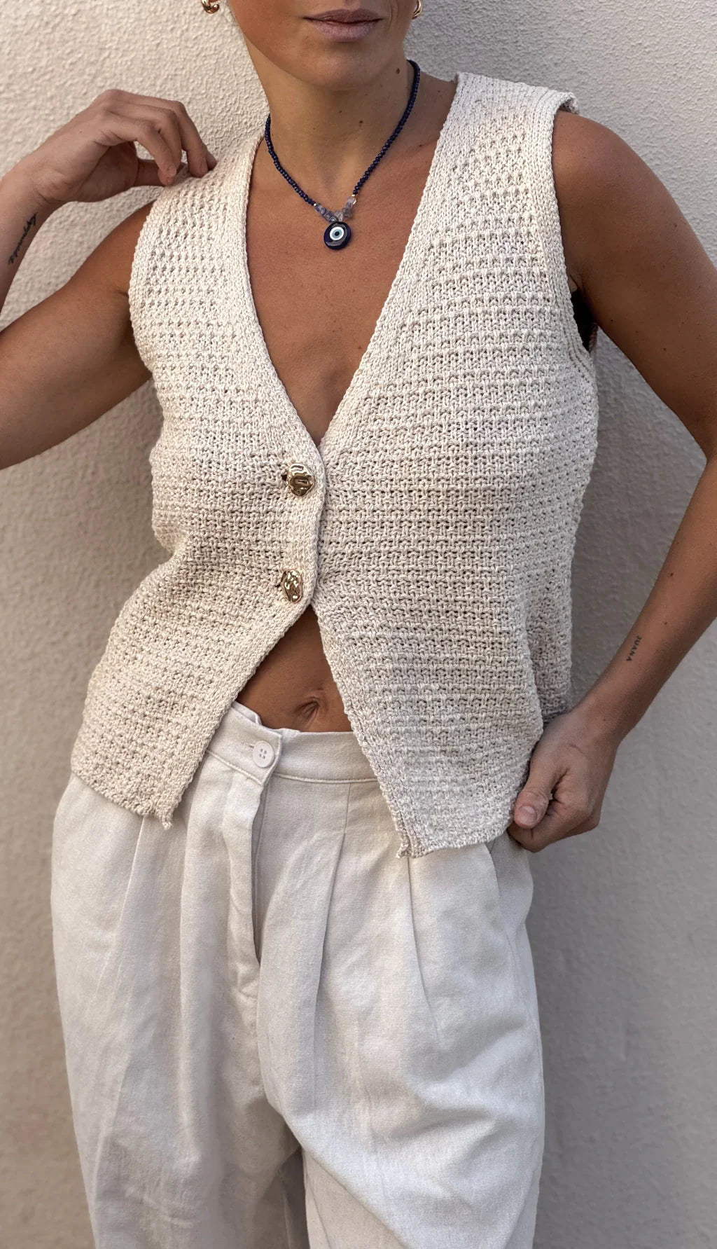 Chaleco MALÁGA (crudo)